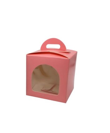 Single Jar / Cupcake Box - Pink